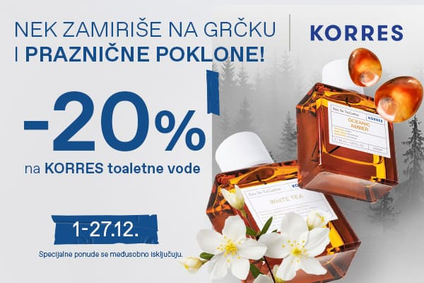 Korres toaletne vode 12/25